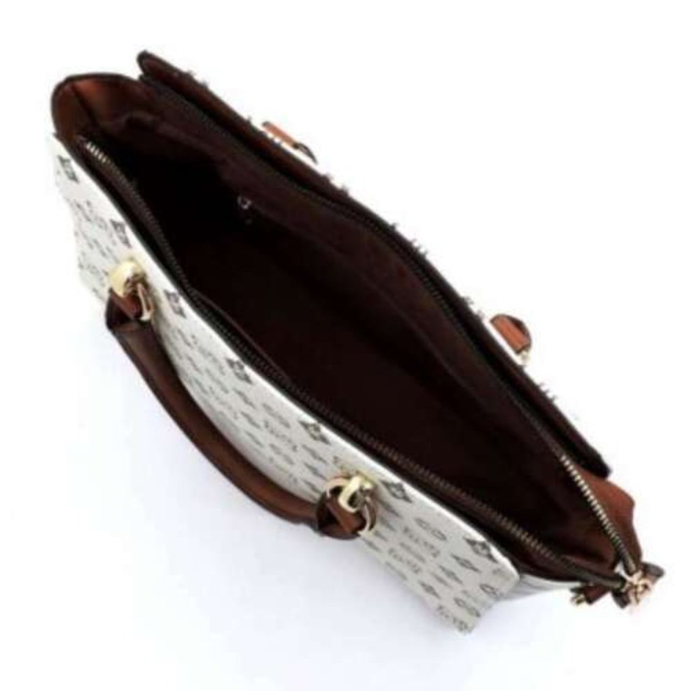 Women Tote Purses Medium Handbags Ladies Shoulder Bags 2PC Set - Picture 5 of 8